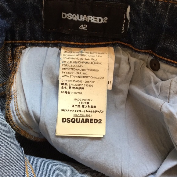 👖 DSQUARED2 MENS SLIM JEANS 👖 - Picture 8 of 12